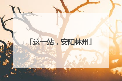 这一站，安阳林州