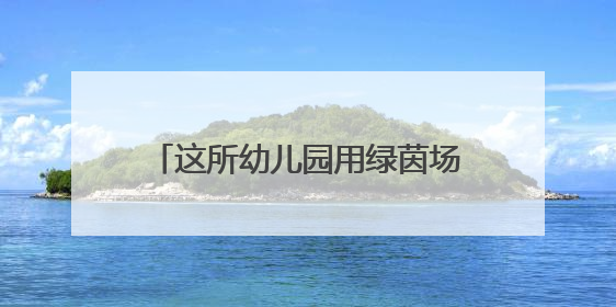 这所幼儿园用绿茵场“破题”幼小衔接