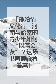 豫哈情 文化行｜河南与哈密的青少年如何 “以笔会友”？这场书画展藏着答案