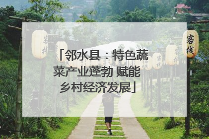 邻水县：特色蔬菜产业蓬勃 赋能乡村经济发展