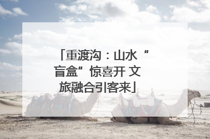 重渡沟：山水“盲盒”惊喜开 文旅融合引客来