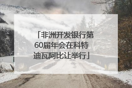 非洲开发银行第60届年会在科特迪瓦阿比让举行