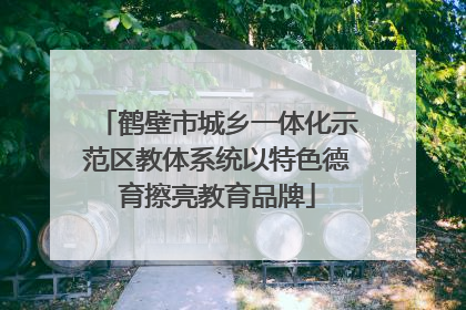 鹤壁市城乡一体化示范区教体系统以特色德育擦亮教育品牌
