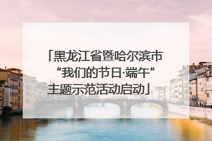 黑龙江省暨哈尔滨市“我们的节日·端午”主题示范活动启动