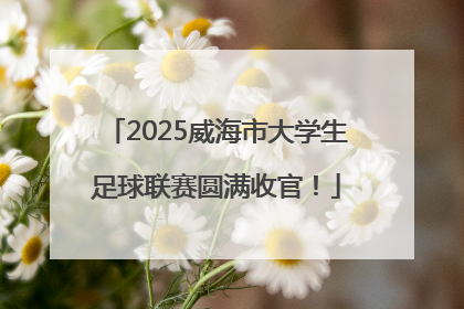 2025威海市大学生足球联赛圆满收官！