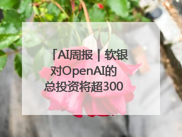 AI周报｜软银对OpenAI的总投资将超300亿美元；英伟达市值重回美股第一
