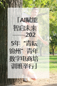 AI赋能 智启未来——2025年“青耘锦州”青年数字电商培训班举行