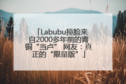 Labubu撞脸来自2000多年前的青铜“当卢” 网友：真正的“限量版”